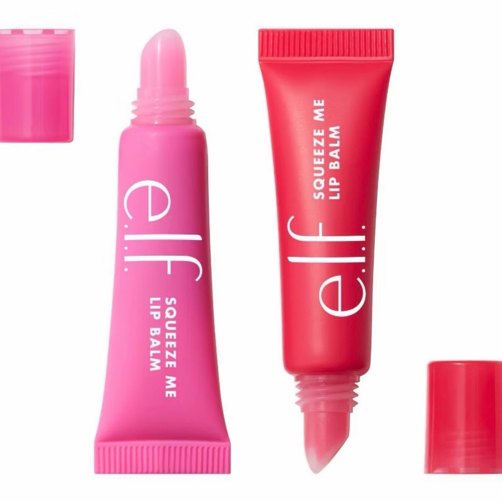 e.l.f. 2PC! Squeeze Me More Lip Balm Duo, Bubblegum💖/Cherry 🍒 BNIB! - Picture 3 of 16